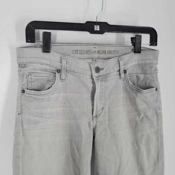 Citizens of Humanity Grey Wash Mid Rise Straight Jeans 29 - Picture 2 of 11